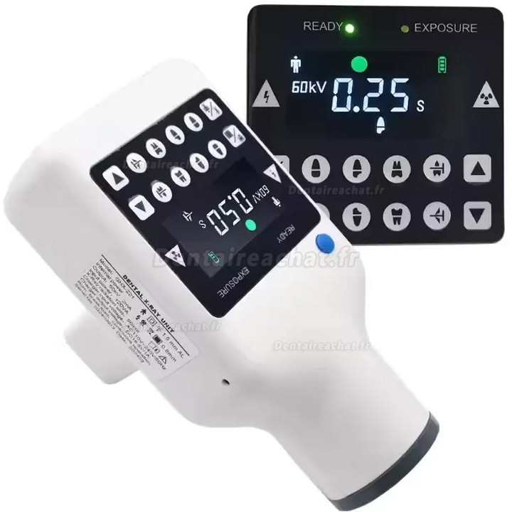 Appareil d'imagerie radiographique dentaire portable, appareil de radiographie numérique haute fréquence RAY-221